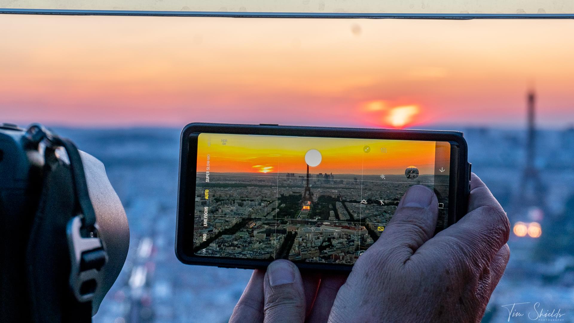 finding a composition with a cell phone